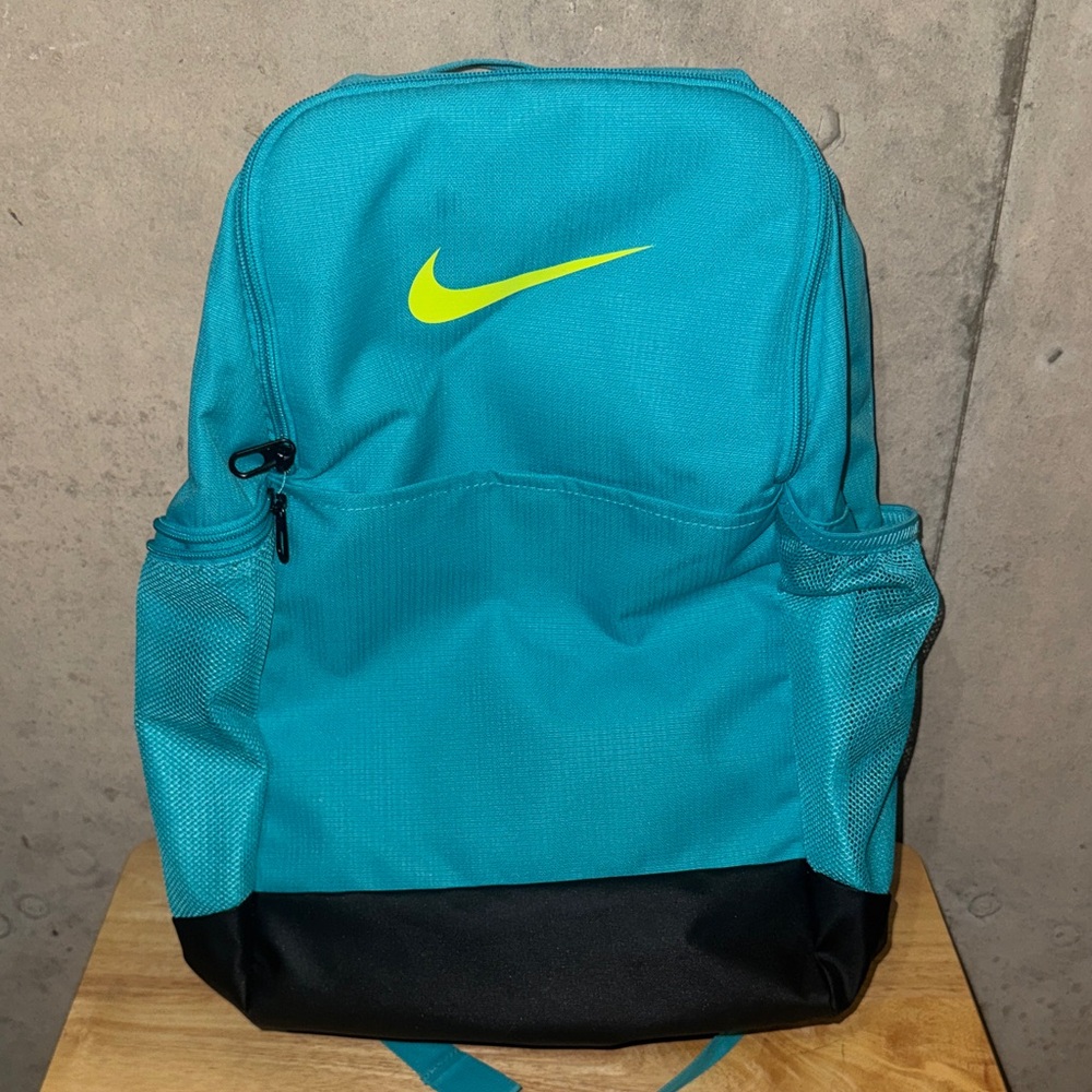 Nike Turquoise and Black Men's Backpack